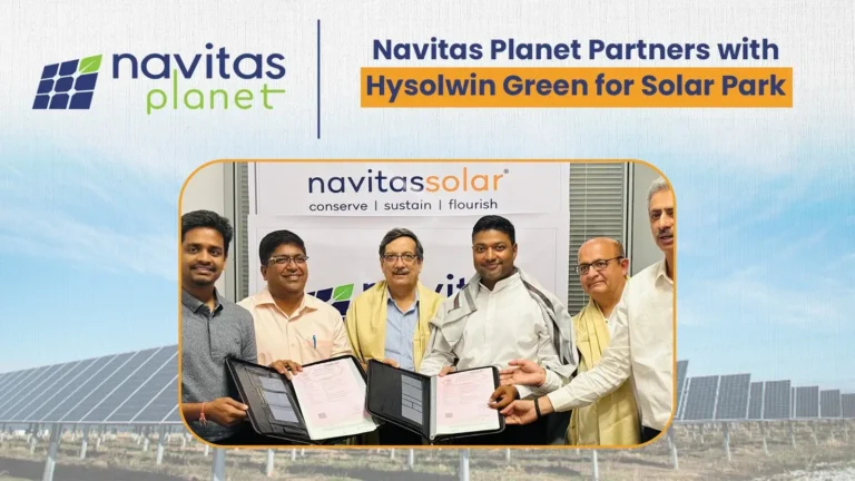 Navitas Planet Partners with Hysolwin Green for Solar Park